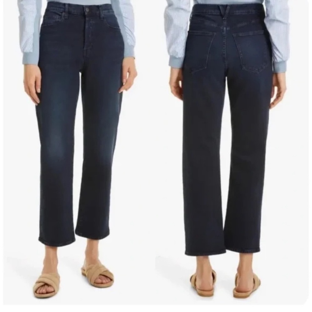 Veronica Beard Indigo Straight Leg Jeans